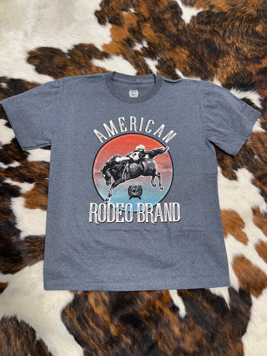 Cinch Boy's Charcoal American Rodeo T-Shirt