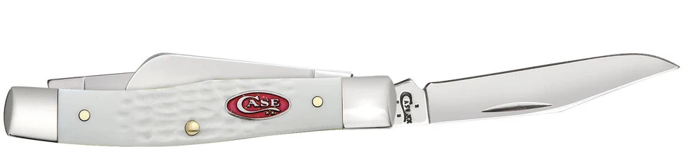 Case SparXX™ Standard Jig White Synthetic Medium Stockman Knife