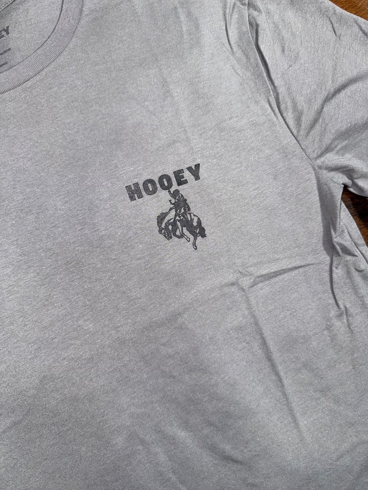 Hooey Men's Gray Lucky Rider Horseshoe T-Shirt