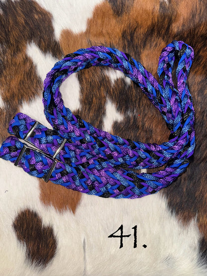 Gale Beebe 9 Strand Barrel Rein