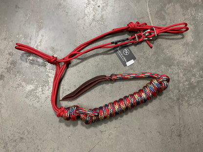 Twisted Knot Halters Rope Halter w/ Easy Off Clip & Lead