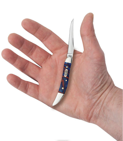 Case Patriotic Kirinite Smooth Small Texas Toothpick Knife
