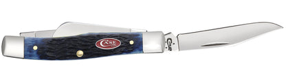 Case Navy Blue Bone Rogers Jig Medium Stockman Knife