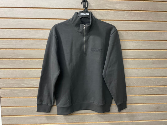 Pendleton Men's Charcoal Heritage 1/4 Zip Sweatshirt