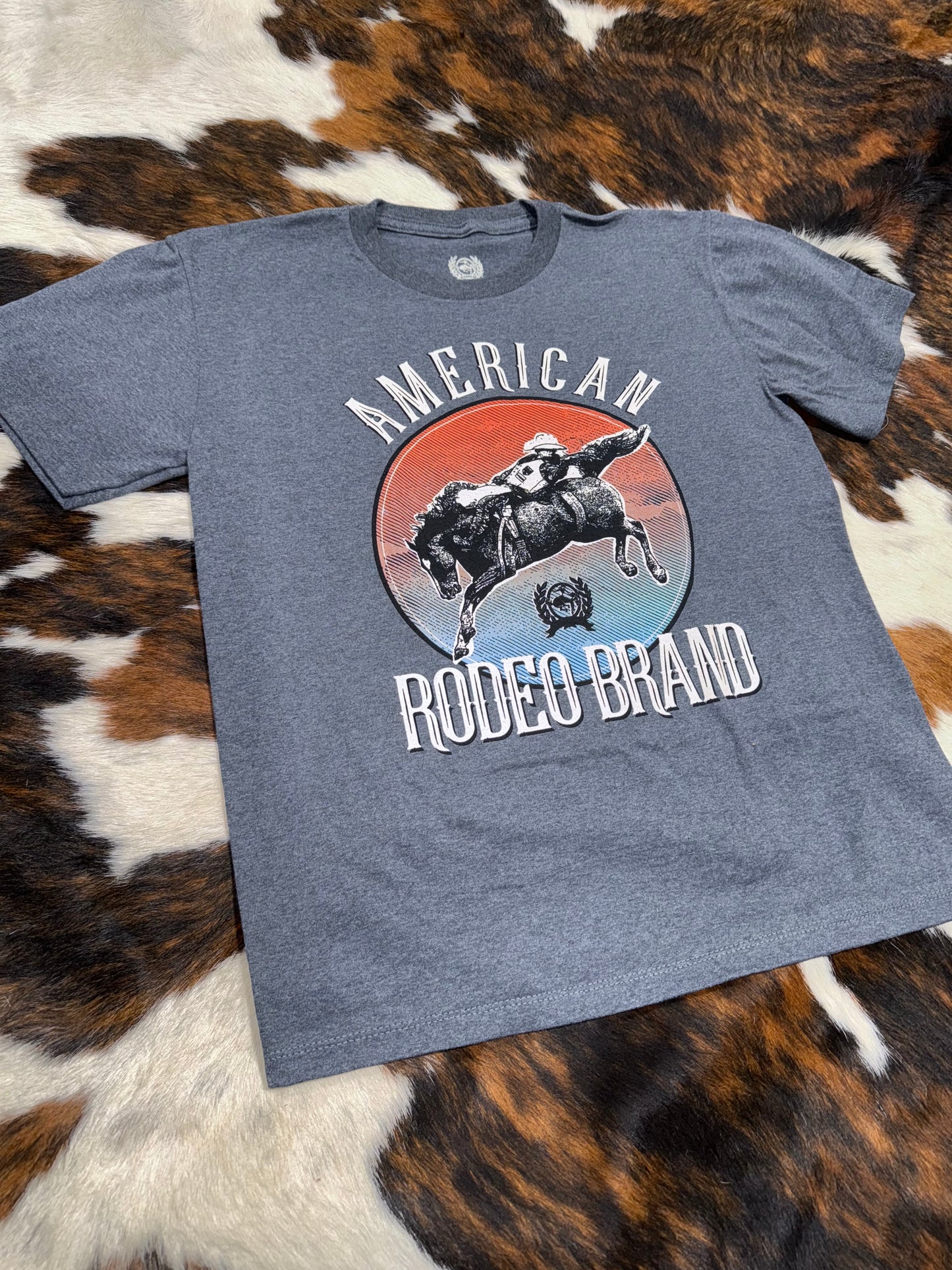 Cinch Boy's Charcoal American Rodeo T-Shirt