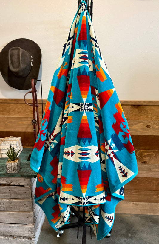 Pendleton Tucson Turquoise Spa Towel