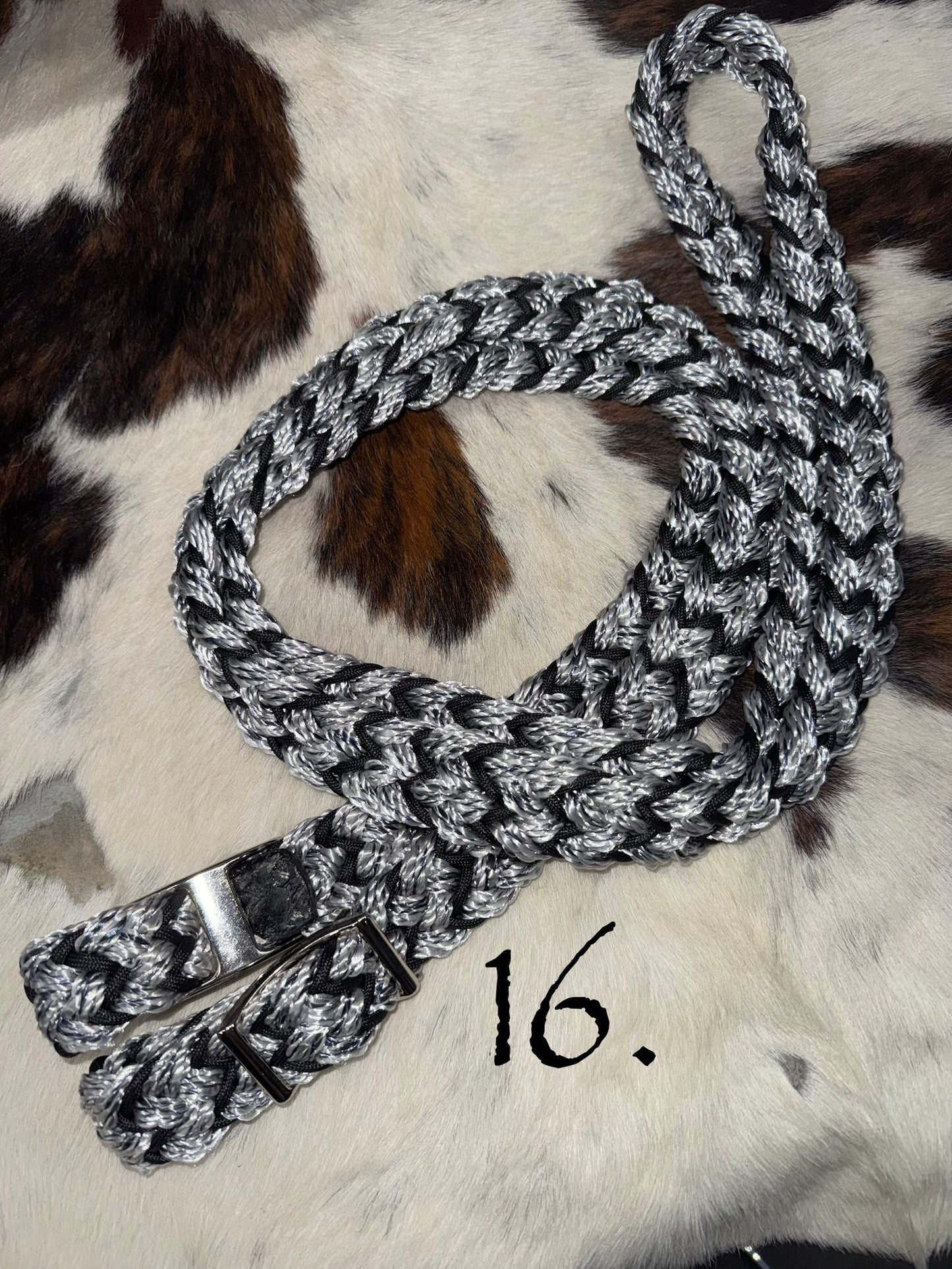 Gale Beebe 9 Strand Barrel Rein