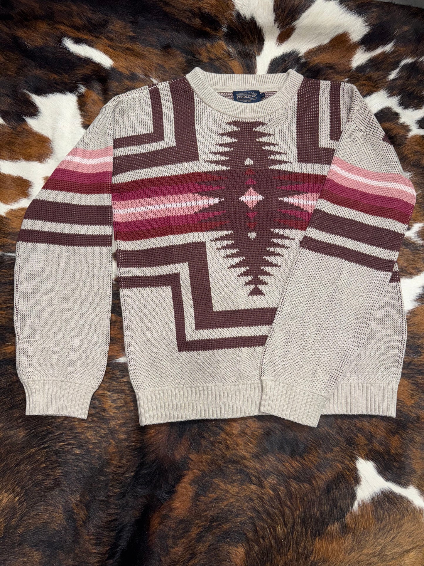 Pendleton Women's Mulberry Montera Cotton Sweater