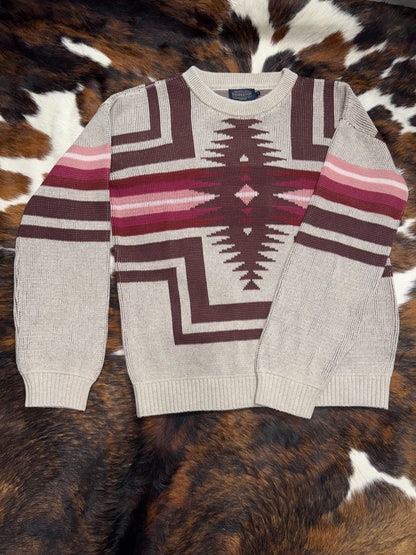 Pendleton Women's Mulberry Montera Cotton Sweater