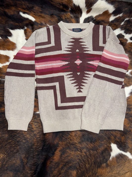 Pendleton Women's Mulberry Montera Cotton Sweater