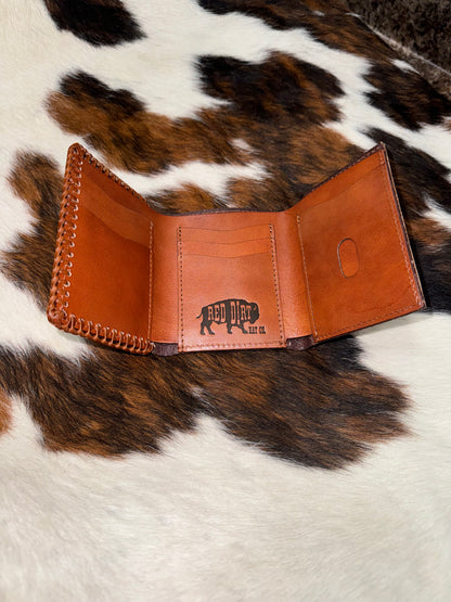 Red Dirt Hat Co. Men's XL Basketweave Trifold Wallet