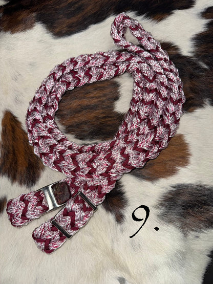 Gale Beebe 9 Strand Barrel Rein