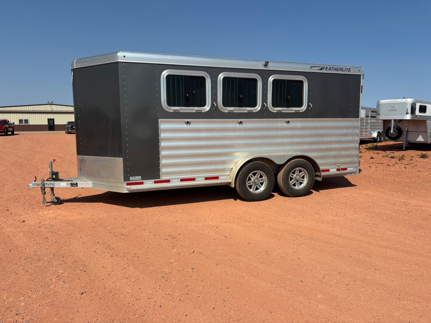 Used 2023 Featherlite 3 Horse Bumper Pull Trailer