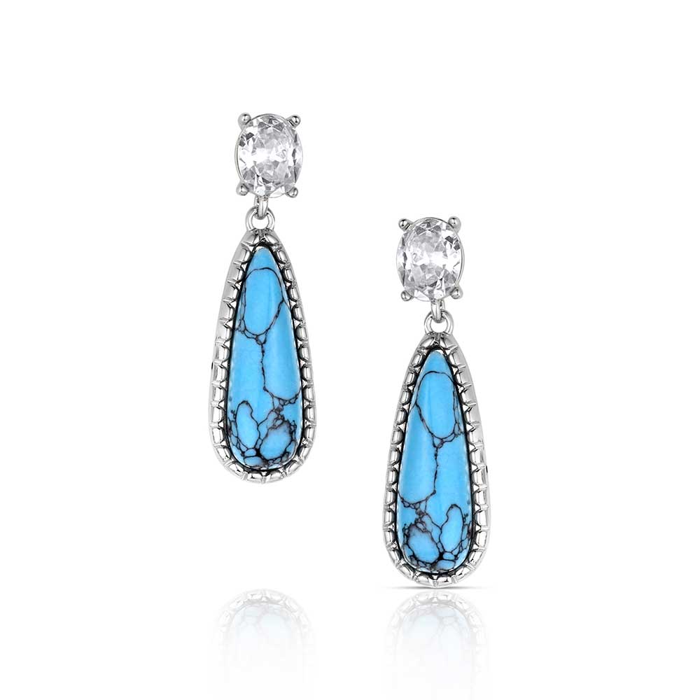 Montana Silversmiths Crystal Dawn Turquoise Earrings