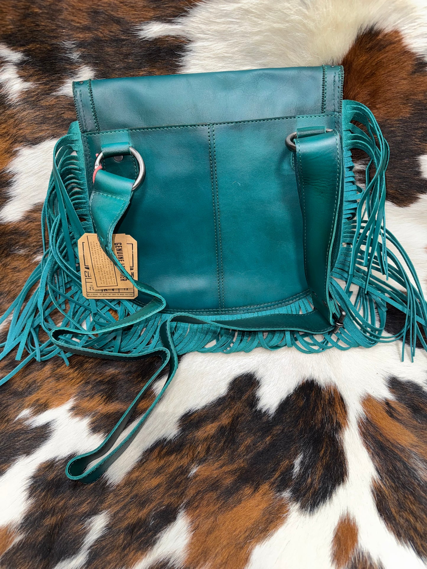 STS Wayfarer Turquoise Selah Saddle Bag