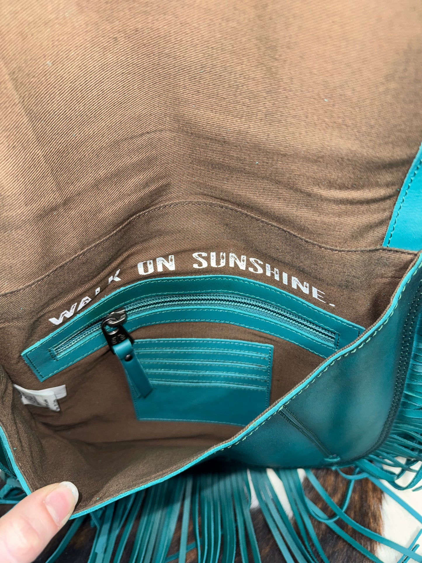 STS Wayfarer Turquoise Selah Saddle Bag