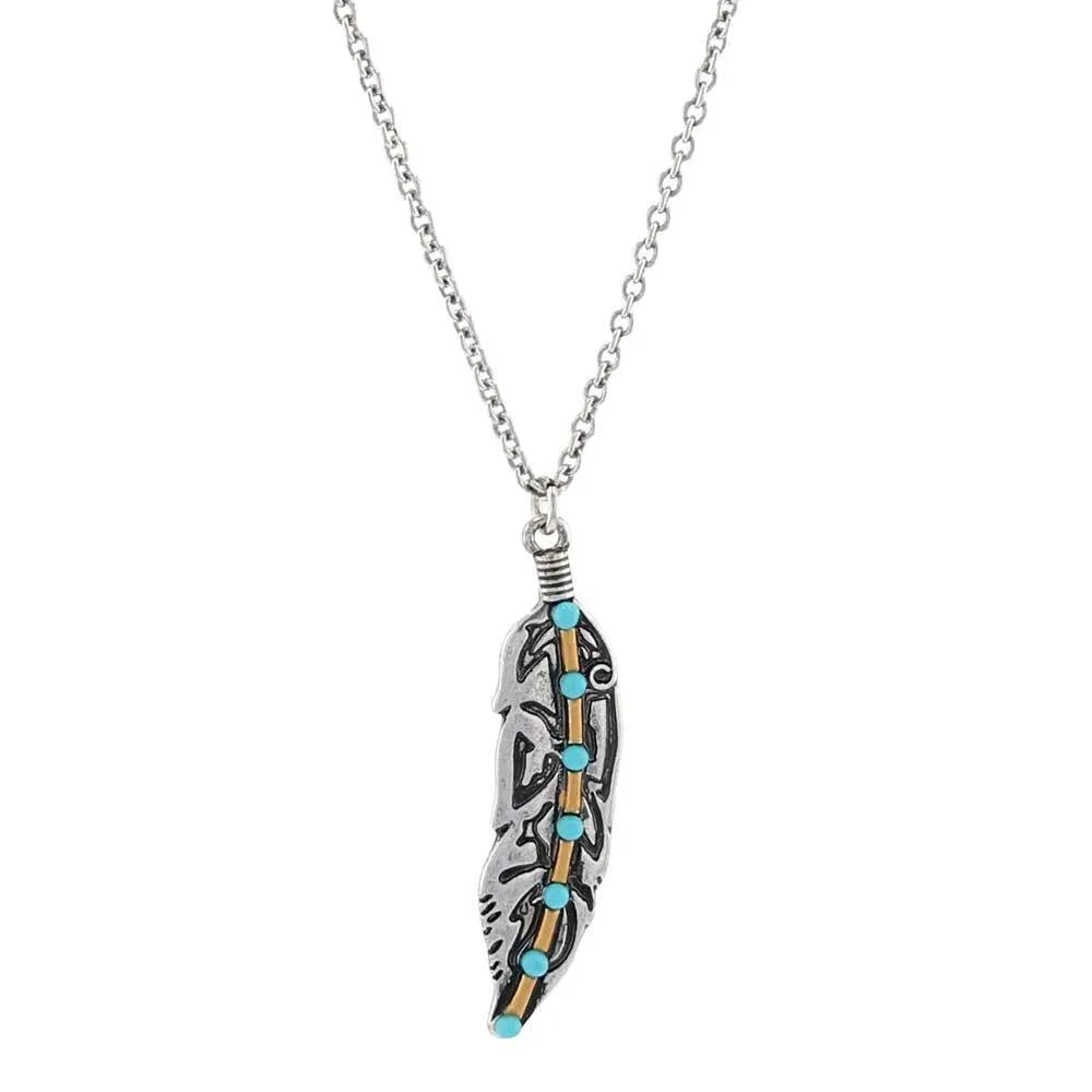 Montana Silversmith Turquoise Takeoff Attitude Necklace