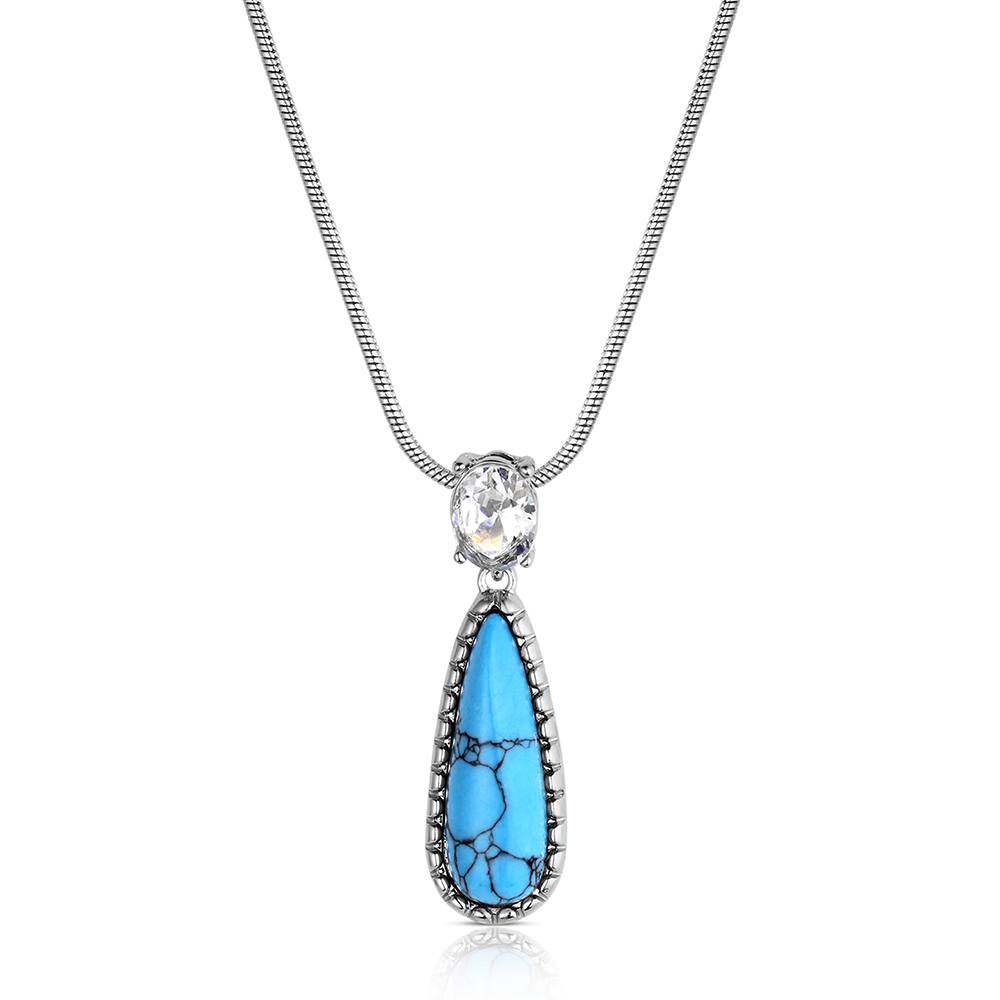 Montana Silversmiths Crystal Dawn Turquoise Necklace