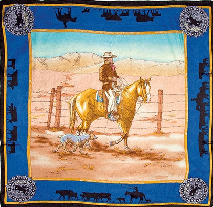 Wyoming Traders Print Silk Wild Rag