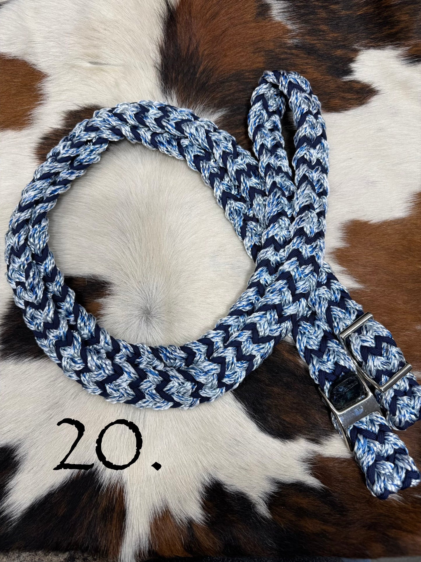 Gale Beebe 9 Strand Barrel Rein