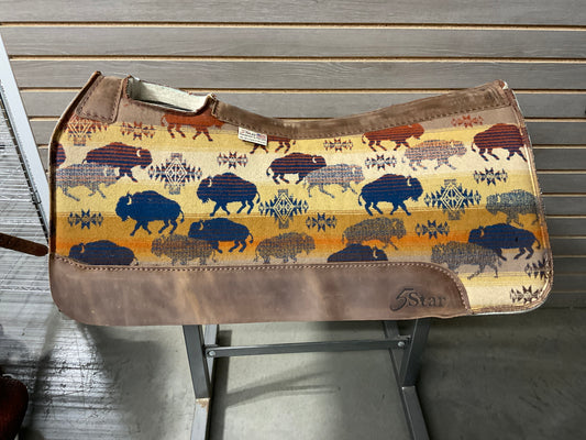 5 Star All Around Saddle Pad "Pendleton Land of the Buffalo Signature Top" 30X30