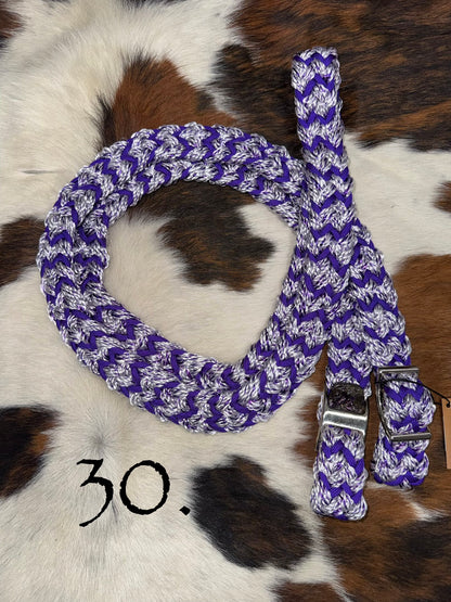 Gale Beebe 9 Strand Barrel Rein