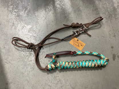 Twisted Knot Halters Rope Halter w/ Easy Off Clip & Lead