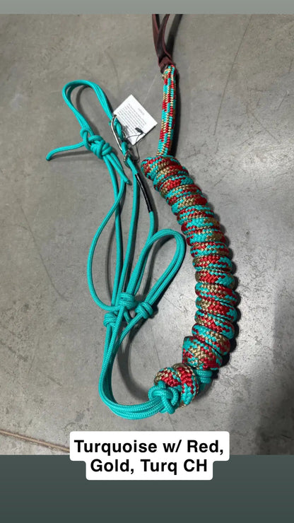 Twisted Knot Halters Rope Halter w/ Easy Off Clip & Lead