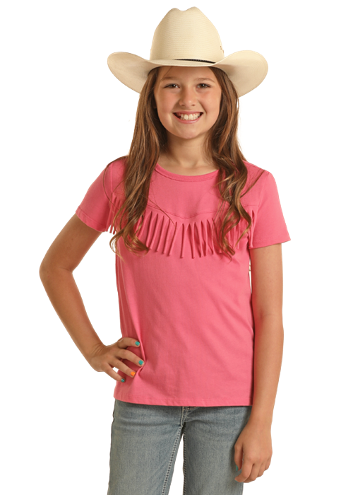 Rock & Roll Girl's Fringe T-Shirt