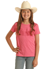 Load image into Gallery viewer, Rock &amp; Roll Girl&#39;s Fringe T-Shirt
