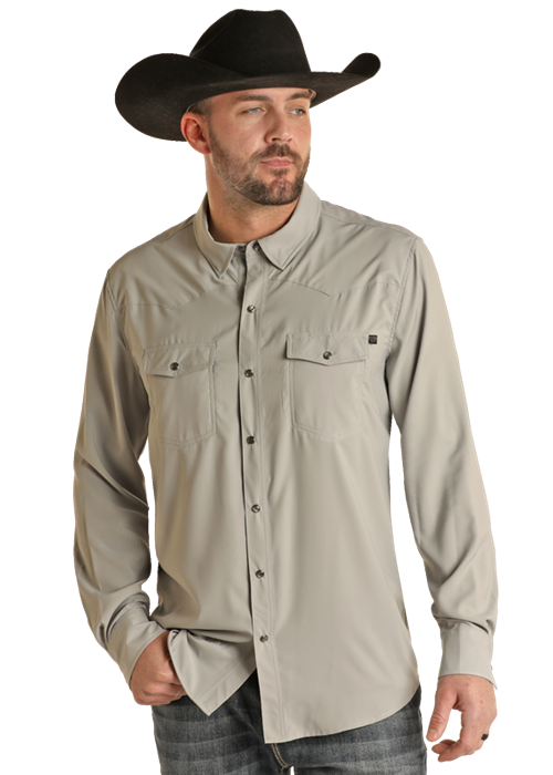 Rock & Roll Men's TEK Ripstop Western Shirt