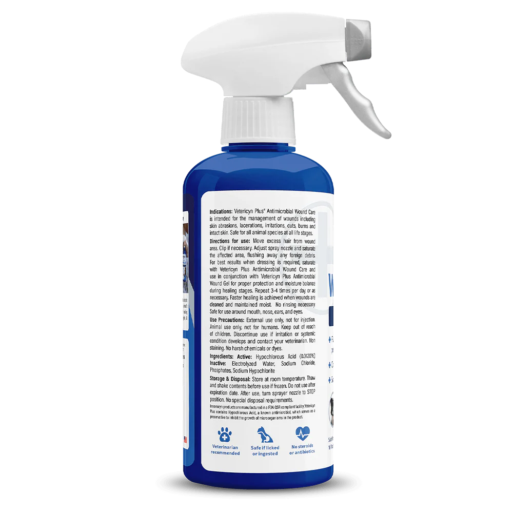 Vetericyn Plus® Antimicrobial All Animal Wound and Skin Care