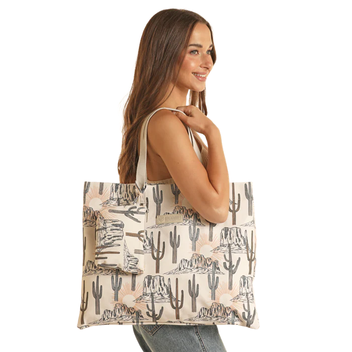 Rock & Roll Printed Canvas Bag