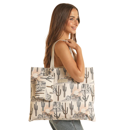 Rock & Roll Printed Canvas Bag