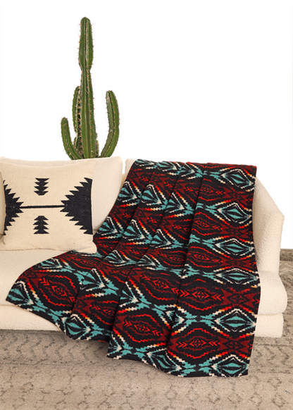 Rock & Roll Berber Printed Blanket