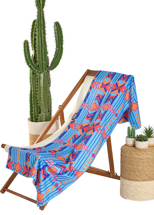 Rock & Roll Sapphire Aztec Towel