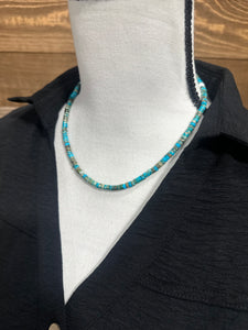 16" Kingman Turquoise Necklace