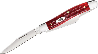 Case Pocket Worn Old Red Bone Corn Cob Jig Medium Stockman