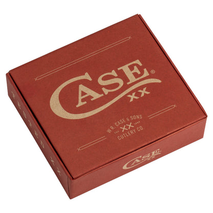 Case Smooth Dark Cinnamon Swirl Kirinite Mini Trapper Knife In Cigar Box