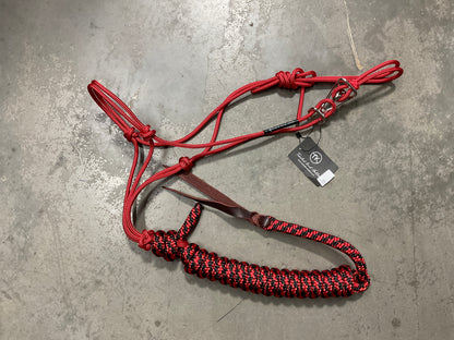 Twisted Knot Halters Rope Halter w/ Easy Off Clip & Lead