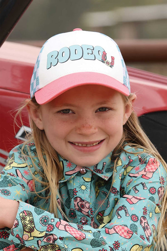 Cruel Girl's Rodeo Checker Trucker Cap