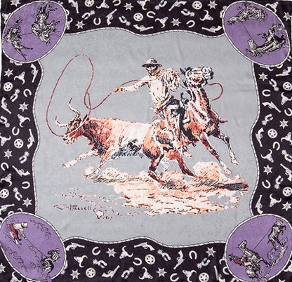 Wyoming Traders Print Silk Wild Rag