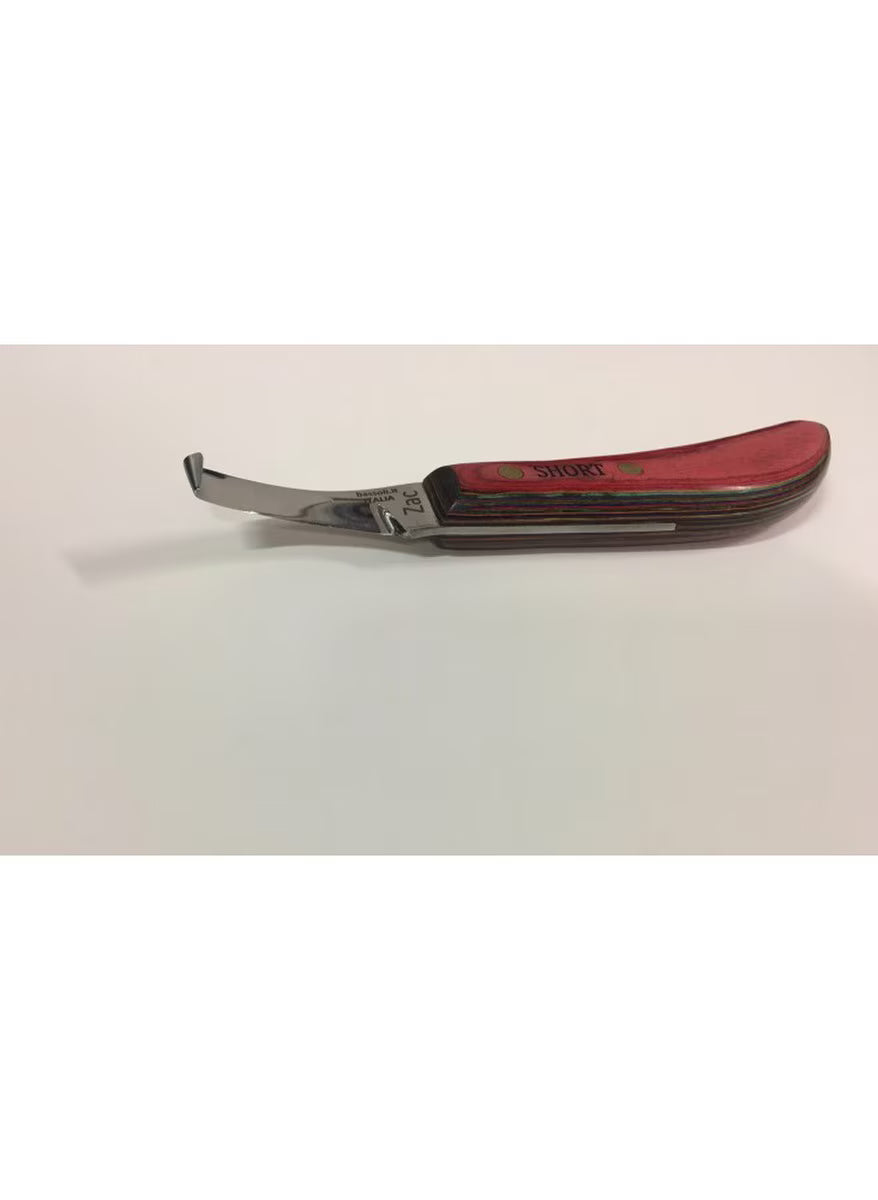 Bassoli Zac SHORT Curved Blade Hoof Knife