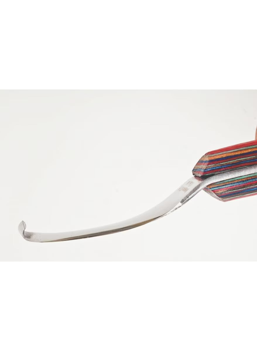 Bassoli Zac SHORT Curved Blade Hoof Knife
