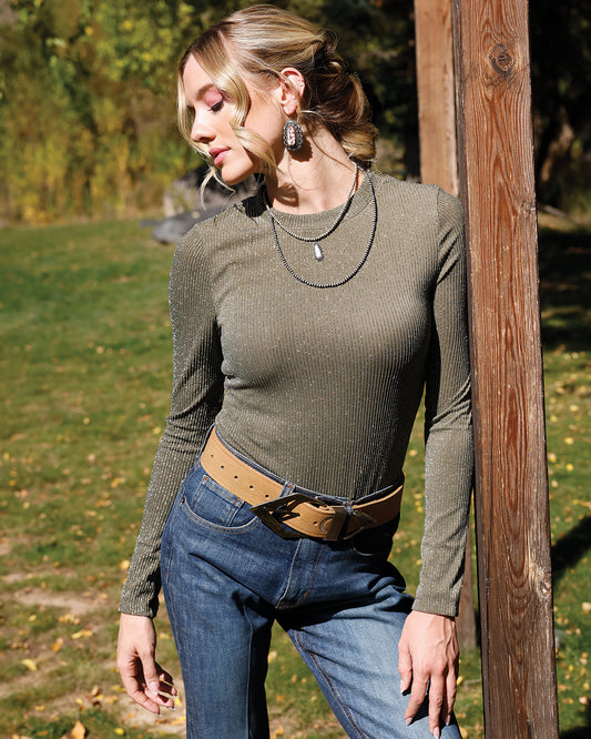 Cruel Women's Olive Long Sleeve T-Shirt