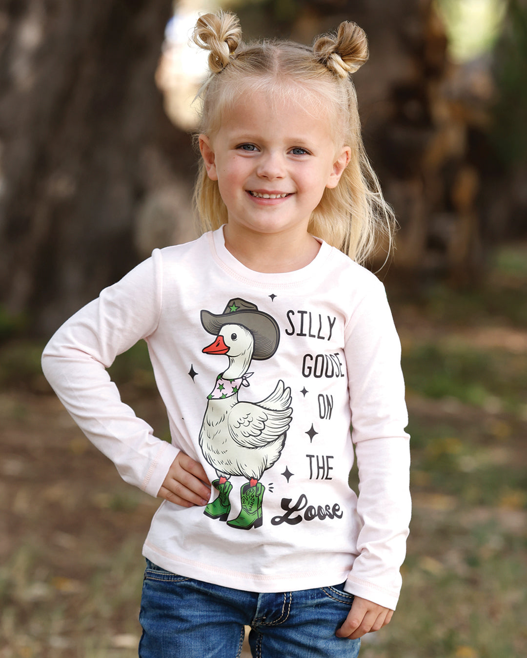 Cruel Girl's Toddler Silly Goose Long Sleeve T-Shirt
