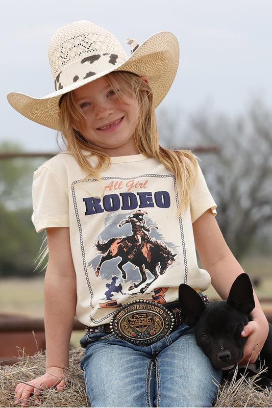Cruel Girl's Cream All Girl Rodeo T-Shirt