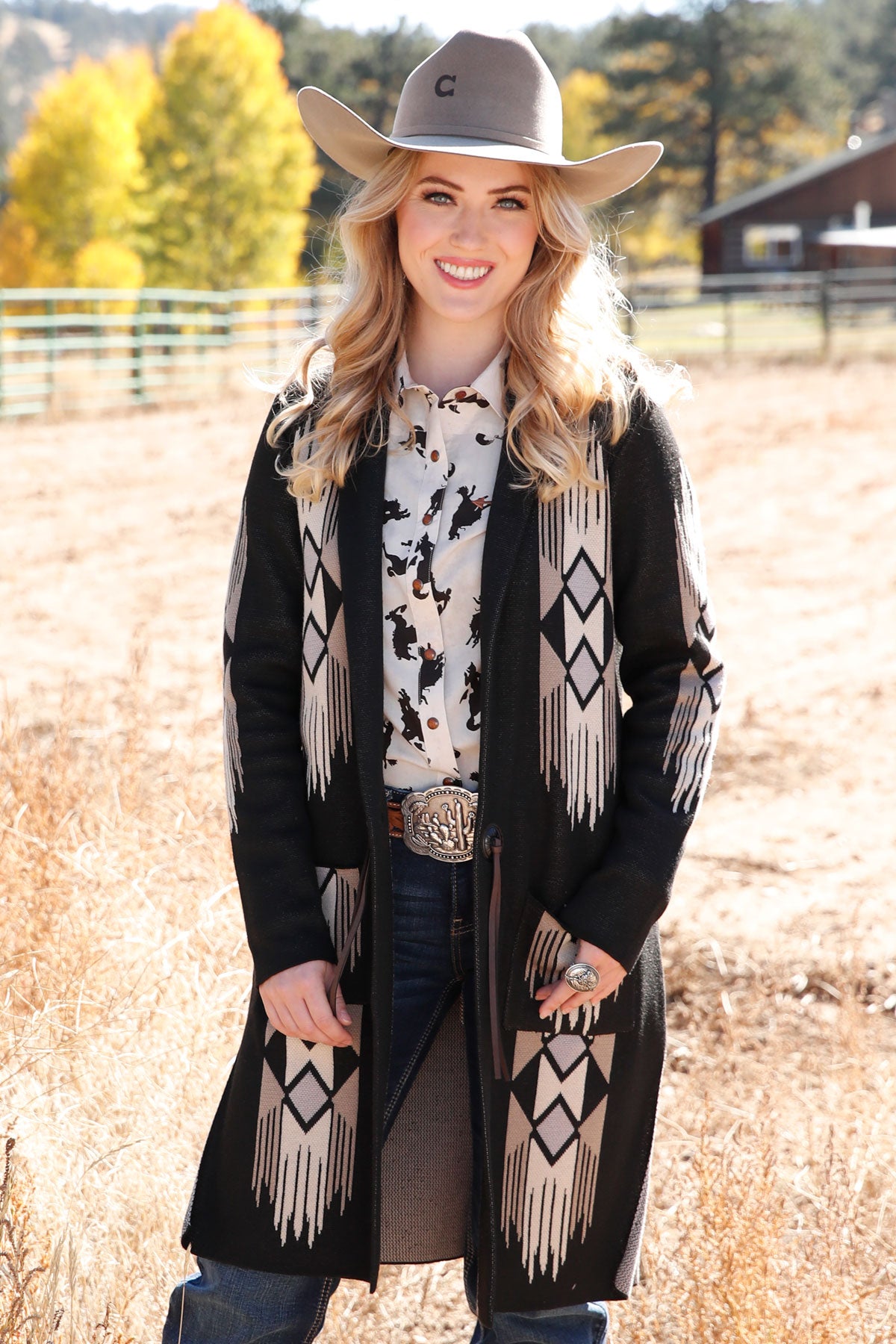 Cruel Women's Knit Wild West Duster