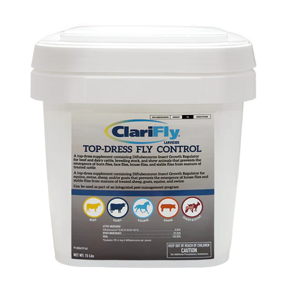 ClariFly Larvicide Top-Dress Fly Contol - 15LBS