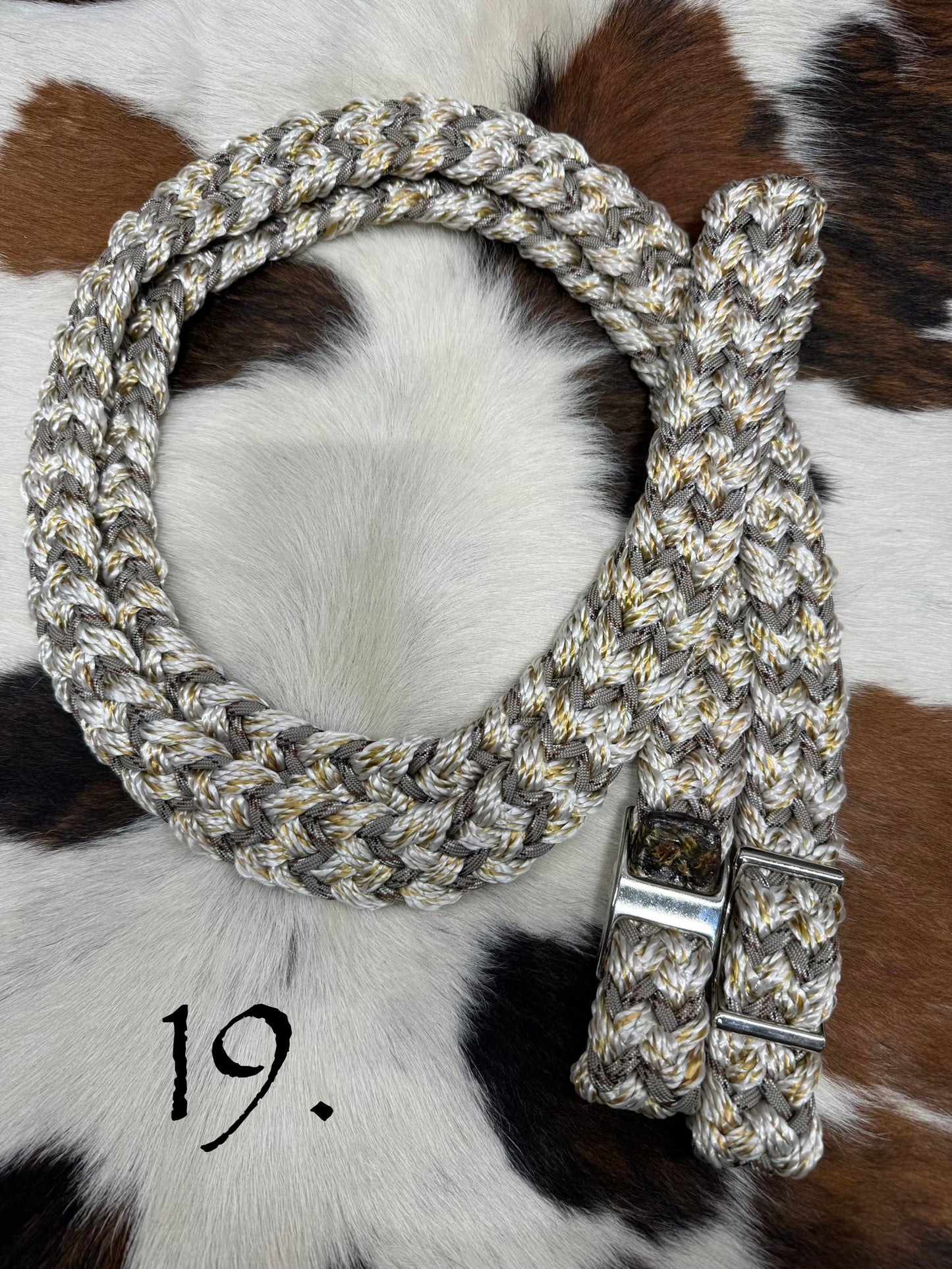 Gale Beebe 9 Strand Barrel Rein